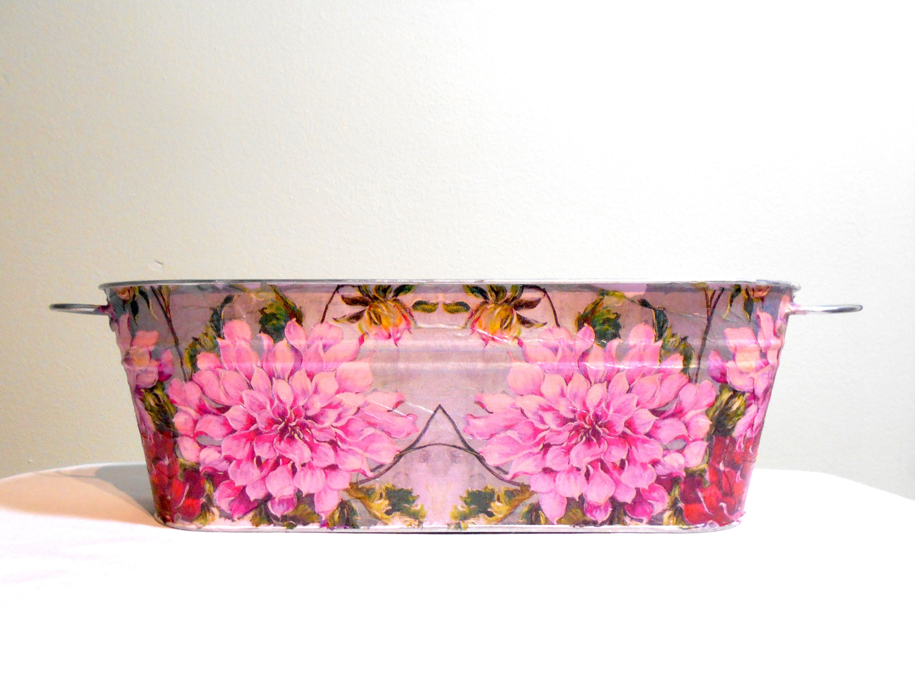 back shot dahlia pint home decor cottage core vintage floral mothers day birthday