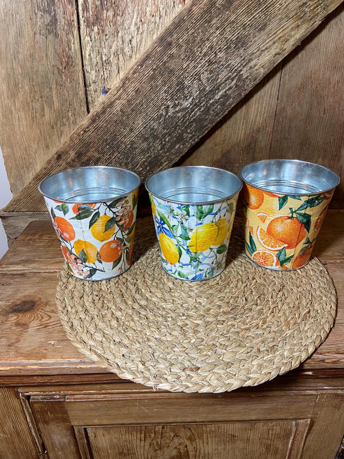LEMONS AND ORANGES PLATERS (SET OF 3)